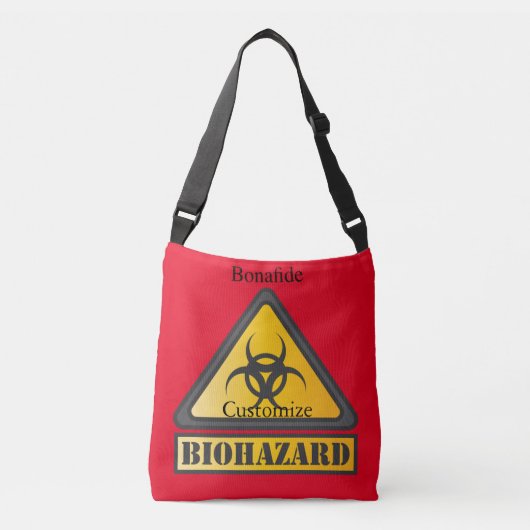 Bonafide Biohazard SignThunder_Cove Crossbody Tas (Voorkant)