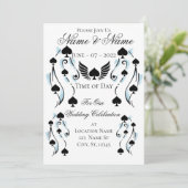 Bonafide Black Spades Tattoo Style Thunder_Cove Kaart (Staand voorkant)