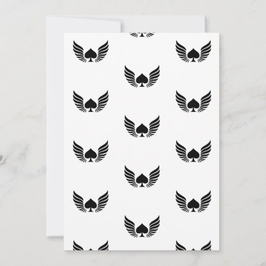 Bonafide Black Spades Tattoo Style Thunder_Cove Kaart (Achterkant)