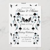 Bonafide Black Spades Tattoo Style Thunder_Cove Kaart (Voorkant / Achterkant)