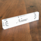 Bonafide Black Spades Tattoo Style Thunder_Cove Naambordje (Zijkant)