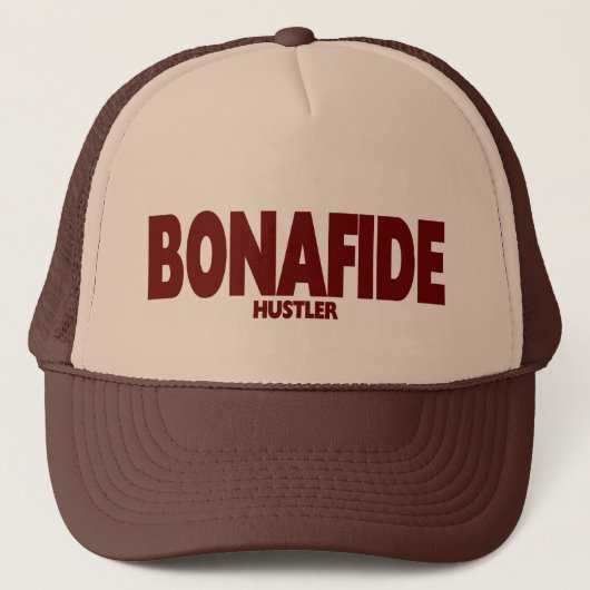 BONAFIDE ..... HUSTLER TRUCKER PET (Voorkant)