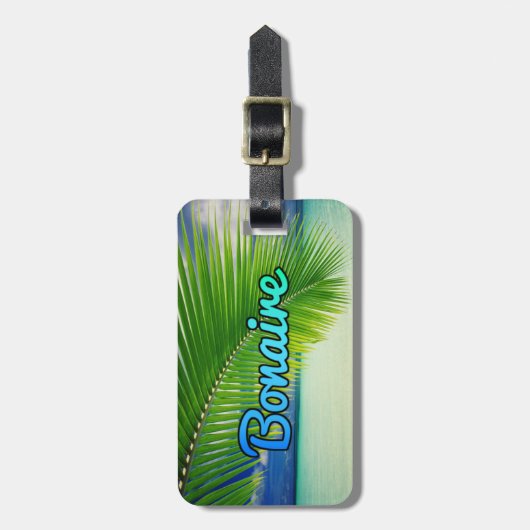 Bonaire bagagelabel (Voorkant verticaal)