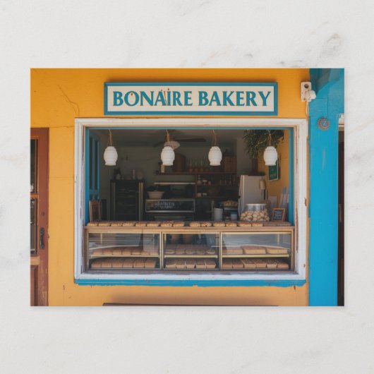 Bonaire bakkerij briefkaart (Voorkant)