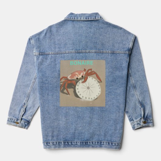 Bonaire beestjes denim jacket (Achterkant)