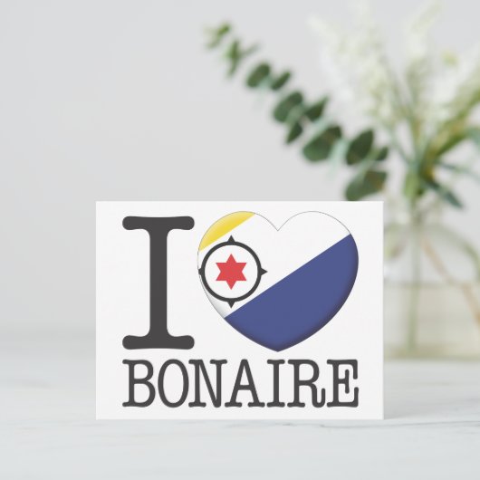 Bonaire Briefkaart (Staand voorkant)