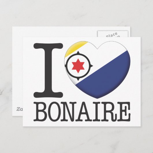 Bonaire Briefkaart (Voorkant / Achterkant)