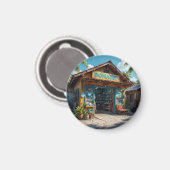 Bonaire cadeauwinkel magneet (Voorkant / Achterkant)