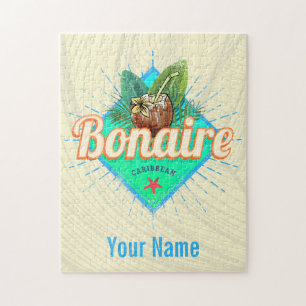 Bonaire Caraïbisch retro vakantie  eiland Legpuzzel