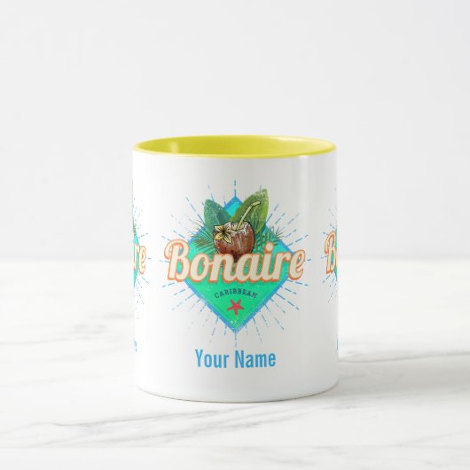 Bonaire Caraïbisch retro vakantie  eiland Mok (Midden)