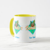 Bonaire Caraïbisch retro vakantie  eiland Mok (Voorkant links)