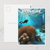 Bonaire Caribisch Nederland Scuba Diver Diving Briefkaart (Voorkant / Achterkant)