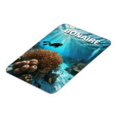 Bonaire Caribisch Nederland Scuba Diver Diving Magneet (Linkerzijde)