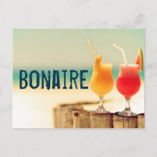 Bonaire cocktails briefkaart