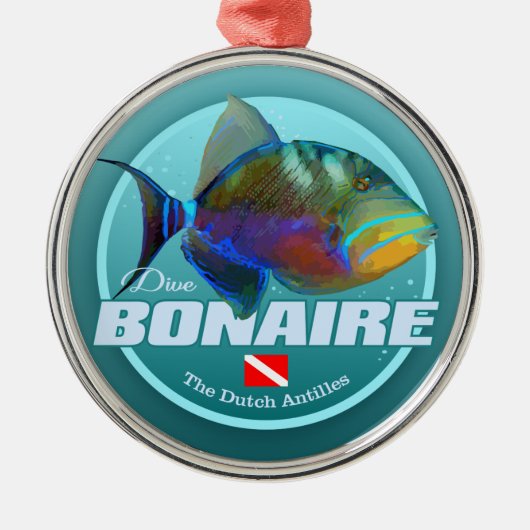 Bonaire (DD2) Metalen Ornament (Voorkant)