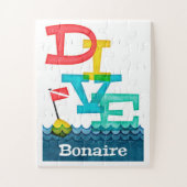 Bonaire Dive - Colorful Scuba Legpuzzel (Verticaal)