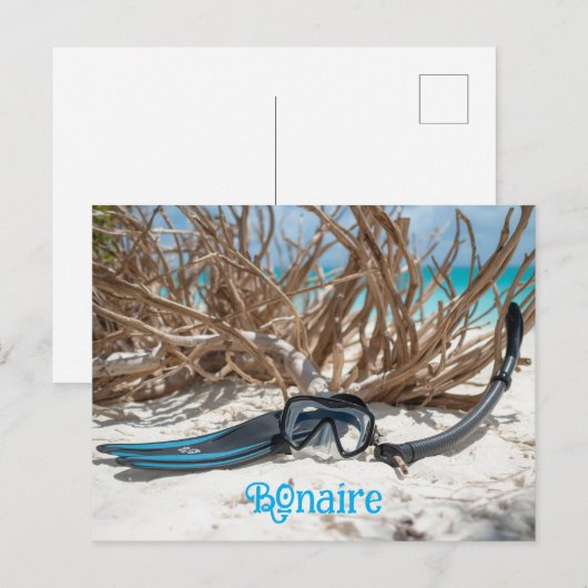 Bonaire divers paradise briefkaart (Voorkant / Achterkant)