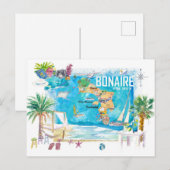 Bonaire Dutch Antilles Caribbean Island Feestdagenkaart (Voorkant / Achterkant)