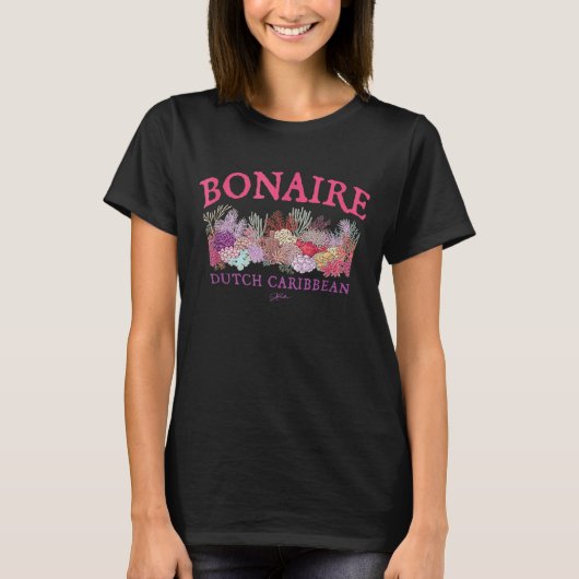 Bonaire Dutch Caribbean Coral Garden T-shirt (Voorkant)