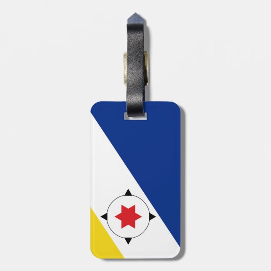 Bonaire eiland vlag Bagage label (Achterkant verticaal)