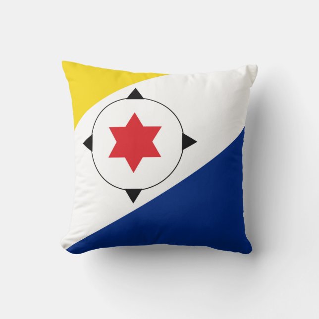 Bonaire eiland vlag Worp Kussen (Voorkant)