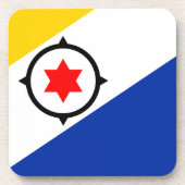 Bonaire Flag Bier Onderzetter (Voorkant)