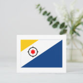 Bonaire Flag Briefkaart (Staand voorkant)