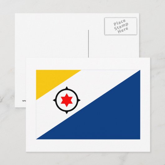Bonaire Flag Briefkaart (Voorkant / Achterkant)