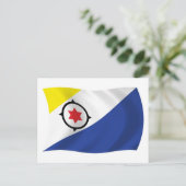 Bonaire Flag Briefkaart (Staand voorkant)