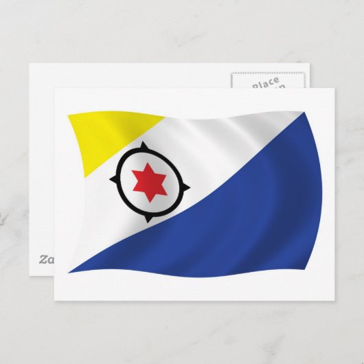 Bonaire Flag Briefkaart (Voorkant / Achterkant)