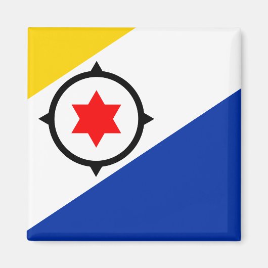 Bonaire Flag Magneet (Voorkant)