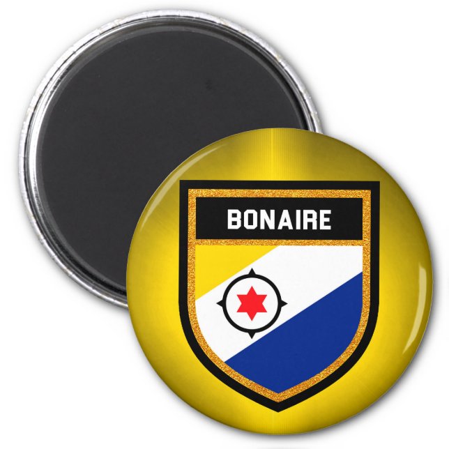 Bonaire Flag Magneet (Voorkant)