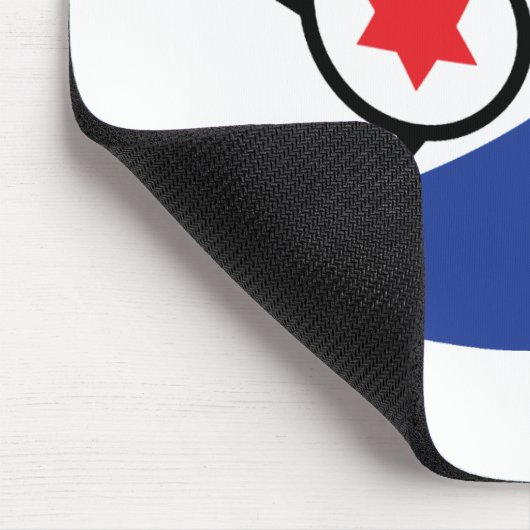 Bonaire Flag Mousepad Muismat (Hoek)