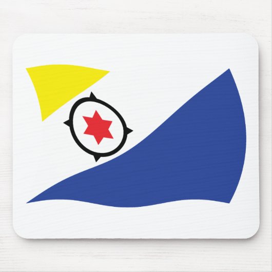 Bonaire Flag Mousepad Muismat (Voorkant)