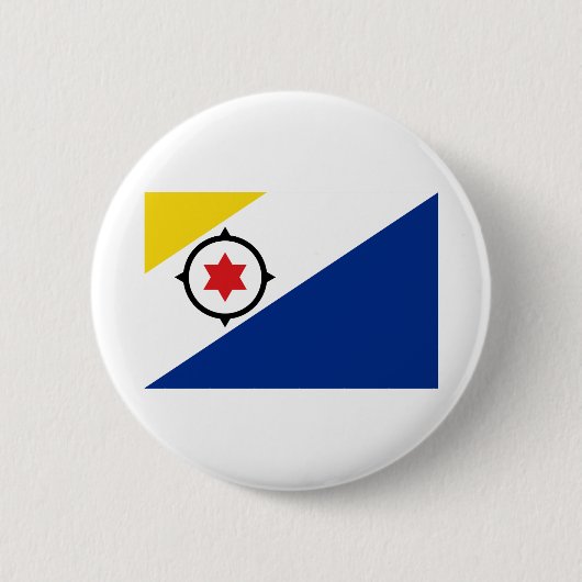Bonaire Flag Ronde Button 5,7 Cm (Voorkant)