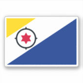 Bonaire Flag Sticker (Voorkant)