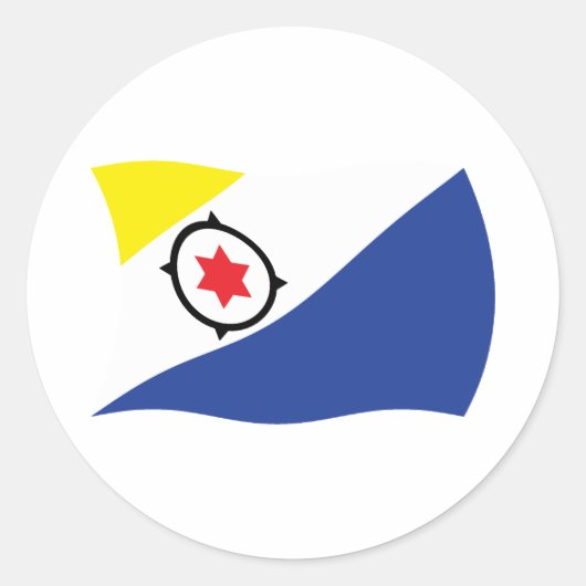 Bonaire Flag Sticker (Voorkant)