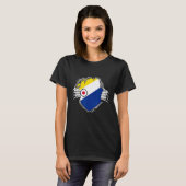 Bonaire Flag T-shirt (Voorkant volledig)