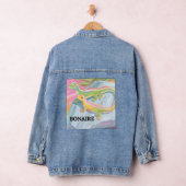 Bonaire gelukkige hagedissen denim jacket (Hangar)