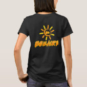 Bonaire heldergeel en oranje t-shirt (Achterkant)