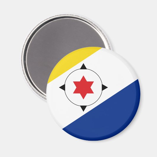 Bonaire Island vlag Magnet (Voorkant / Achterkant)