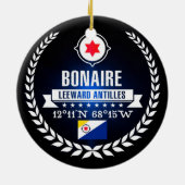 Bonaire Keramisch Ornament (Achterkant)