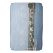 Bonaire Kralendijk Harbour Sailing Boats Badmat (Voorkant Verticaal)