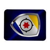 Bonaire Mettalic Emblem Magneet (Horizontaal)