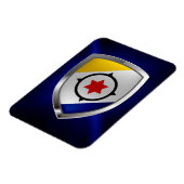 Bonaire Mettalic Emblem Magneet (Linkerzijde)
