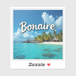 Bonaire Mooie blauwe wateren Sticker