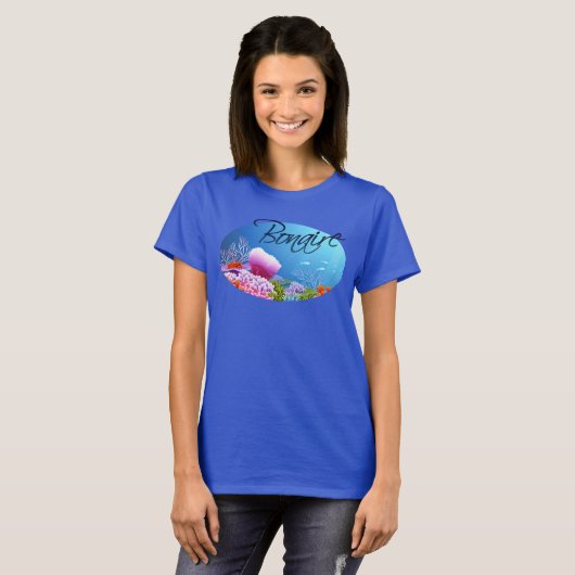 Bonaire reef t-shirt (Voorkant volledig)