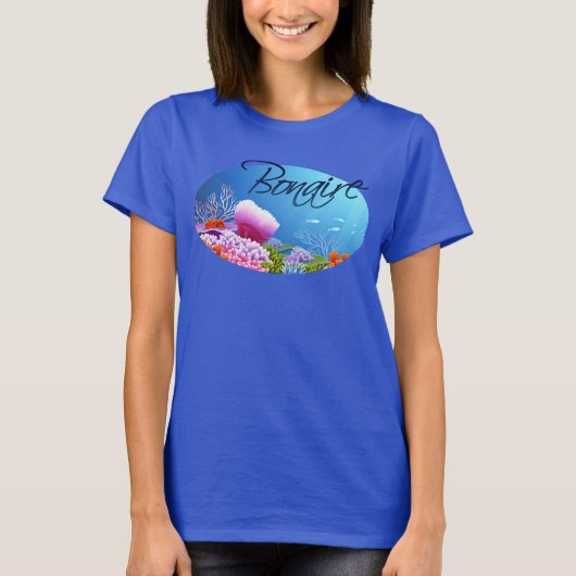 Bonaire reef t-shirt (Voorkant)