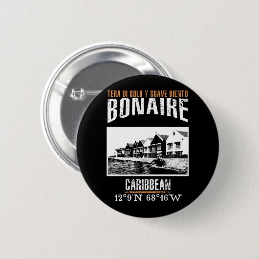 Bonaire Ronde Button 5,7 Cm (Voorkant /achterkant)