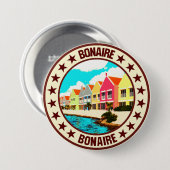 Bonaire Ronde Button 7,6 Cm (Voorkant /achterkant)